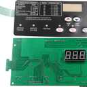 42002-0007S 461105 Control Board with 472610Z Switch Membrane Pad Compatible with Pentair MasterTemp NA LP Series 400 300 250 Sta-Rite Max-E-Therm NA and LP Series SR333NA
