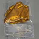 Seeksmile Adult Unisex Shiny Metallic Spandex Gloves Halloween Cosplay Costume Hand Accessories (Gold-10)