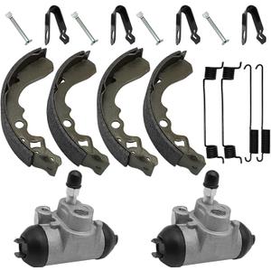 M MATI Front Brake Wheel Cylinders Shoes for Kawasaki Mule 500 520 550 KAF300 43092-1057 41047-1051