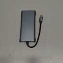 Minthouz 5Gbps USB-C to Ethernet Adapter, RJ45 to USB C 5 Gigabit LAN Network Adapter, Grey Aluminum Case Ethernet to USB Network Dongle Compatible with Laptops, Computers, MacBook, Surface and More