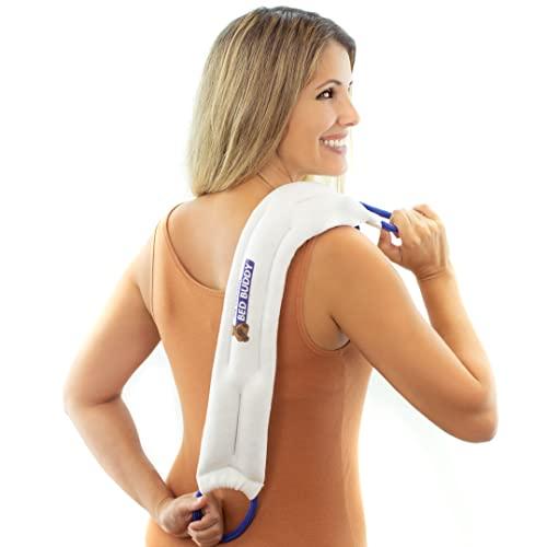 Carex Bed Buddy Heat Pad And Cooling Neck Wrap - Microwave Heating Pad For Sore Muscles - Cold Wrap Pack For Aches and Pain