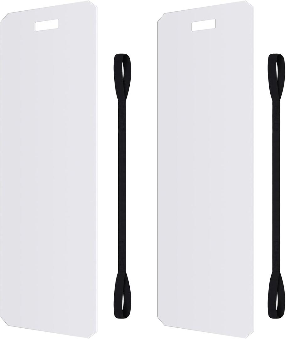 Wenqik 2 Pcs Appliance Sliders for Refrigerators Plastic Appliance Glide with Pull Strap Furniture Moving Slides for Tile Hardwood Floors Protection Glides Easily