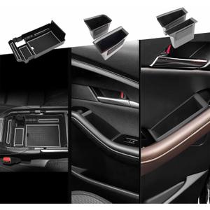 CDEFG 5Pcs for 2020-2025 Mazda CX-30 Accessories Center Console Organizer Tray CX30 2022 2023 2024 2025 Armrest Storage Middle Console Insert Door Handle Pocket