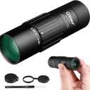 8x25 Monocular Telescope Mini Pocket Monocular Compact Monoculars for Adults (8X25 Black 1)