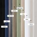 OWENIE Bob White Curtains 84 Inch Length 2 Panels Set for Living Room Bedroom, Light Filtering Rod Pocket Faux Linen Textured Curtain Drapes 84 inches Long, 2 Pcs Each 40Wx84L Inch, White