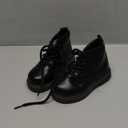 Sawimlgy Toddler Boys Girls Classic Hiking Boots PU Leather Outdoor Four Seasons Ankle Sneaker High Top Durable Rubber Sole Casual Shoes Black , Size 23 US 7.5