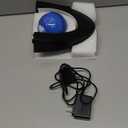 Flagest Magnetic Levitation Floating Globe, Levitating C Shape Globe with LED Lights for Education Home Office Desk Bookshelf Decor, Holiday Anniversary Creative Gift(3.3 Inches) (Blue)