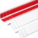 1-3/4"x1-3/4 x48 Wall Corner Protector Guards with Self Adhesive,(5-Pack) White Vinyl Corner Trim Molding Plastic for Wall Furniture Door Tables Cabinet Edge, Anti-Scratch Edge Protector