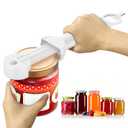 Banyaa Jar Opener Bottle Opener for Seniors with Arthritis, Multi Retractable Magnetic Can Opener, Jar Grippers for Opening Jars, Kitchen Gadgets for Weak Hands and Senior Arthritis (Beige)