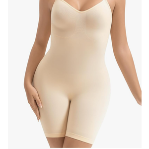 Bodysuit Shapewear for Women Seamless Body Shaper Tummy Control Snatched Waist Butt Lifter Sculpting Full Body Suit Size S -M