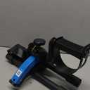 Folding Pedal Exerciser Mini Exercise Bike Under Desk Bike for Arms and Legs Workout, Portable Desk Bike Peddler Machine for Sedentary Officer & Seniors (Blue)