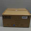 Emak Modern Globe Vanity Lights, Brushed Nickel Bathroom Light Fixtures, 2-Light Bathroom Vanity Light with Milk Glass Shade, VL114-BN-ML-2