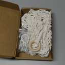 80" 2 Pack Cotton Hanging Storage Chain for Stuffed Animals Storage with 40 Metal Clips Stuffed Animal Organizer Chain for Wall Corner Nursery Play Room (Multicolor)