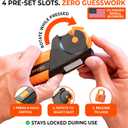Orange Ninja 7-in-1 Garden Tool & Knife Sharpener Sharpens Axe, Hatchet, Machete, Pruner & Shears One Tool for All Your Outdoor Blades Gift for Gardeners