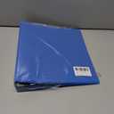 SUNEE 3 Ring Binder 2 Inch 1 Pack, Clear View Binder Three Ring PVC-Free (Fit 8.5x11 Inches) for School or Office Supplies, Blue