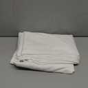 ALYVIA SPRING Stall Fabric Shower Curtain Liner Waterproof - 60" x 72", Soft & Lightweight Stall Size Shower Curtain with Magnets, Machine Washable - 60x72, White