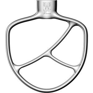 Flat Beater Replacement 5.5-Quart Stand Mixer/Polished 18/8 Stainless Steel Accessories/No coating/Dishwasher Safe
