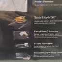 LG Countertop Microwave, 0.9 cu. ft., Stainless Steel, 18.75x14x10.69 Inch, Smart Inverter, NeoChef, 1000 Watts