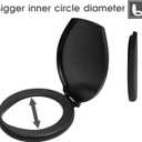 Portable Toilet Seat for 5 Gallon Bucket Emergency Outdoor Camping Snap on Luggable Loo Toilet Cover for Adults and Kids