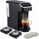 Coffee Machine Compatible with Senseo Pods Fast Brewing Single-Serve Coffee Maker with Rich Flavor Extraction, Crema Layer, Space-Saving Sleek Design, Barista-Quality Taste