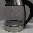 Chefman Electric Kettle with Temperature Control, 5 Presets LED Indicator Lights, Removable Tea Infuser, Glass Tea Kettle & Hot Water Boiler, 360 Swivel Base, BPA Free, Stainless Steel, 1.8 Liters