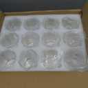 UPBUD 4 Inch Small Glass Cylinder Vases for Centerpieces | 12pcs Clear Flower Vase for Wedding Decorations, Floating Candle Vases in Bulk, Hurricane Candle Holders for Table, Home Dcor