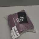 SUUKSESS Women Square Neck Long Sleeve Bodysuit Sexy Thong Bodysuit Shirts, Size XL (Taro Purple)