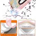 for iPhone 16E Case Cute - Compatible with Magsafe - Durable Shockproof 6.6 ft Drop Impact Phone Case - Funny Blue Spring Design (6.1") Glitter Pink