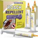 fcesiweg Roach Repellent for Indoor Use, Cockroach Repellent for Kitchen, Roach Repellent for Home,Car,Pet and People Safe,Simple to Use 4 Pack