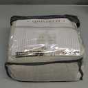 100% Blackout Curtains 84 Inch Length 2 Panels Set Farmhouse Style for Bedroom Windows/Living Room Thermal Insulated Neutral Boho Drapes Linen Blend Natural Ivory 7ft Long Hook Belt Pleated/Back Tab