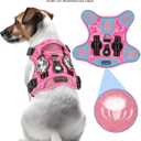 Petnanny Tactical Dog Harness No Pull Service Dog Vest M Purple