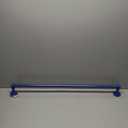Allied Brass MA-21/18-MBL Mambo Collection 38 Inch Towel Bar, Mediterranean Blue