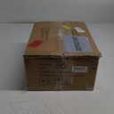 IBUYKE Stool Chair with Storage Space, Footrest Footstool Ottoman, Small Side Table, with 4 Metal Legs, with Anti-Slip Feet, for Makeup Room, Bedroom, White, Faux Fur LG-50W