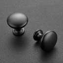 Ravinte 25 Pack Kitchen Cabinet Knobs Dresser Knobs Drawer Matte Black Zinc Drawer Pulls Door Dresser Handles for Cupboard