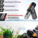 Electric Aquarium Gravel Cleaner - High-Pressure Fish Tank Cleaner with Gravel Vacuum for Aquarium, 6-in-1 Multifunction Aquarium Vacuum Gravel Cleaner with Water Changer & Sand Filter