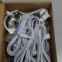 Meonum 6PCS Christmas Village Light Compatible with Department 56 Christmas Building and Accessory Craft Village House Lighting System, Christmas String Lights Decoration for Xmas Village House