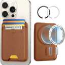 ESR for MagSafe Wallet, 5-Card Holder With RFID Blocking, MagSafe Sticker Included, Slim Magnetic Wallet for iPhone 17/16/15/14/13/12 Series and Selected Samsung Devices, Not for 13/12 Mini, Black