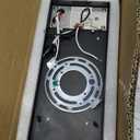 Yisuro Dusk to Dawn Porch Lights, Exterior Lights Fixture, Black Wall Light Fixture with Crystal Bubble Glass LED Wall Lamp, Modern Porch Lantern for House Porch Entryway Patio Garage (2 Pack)