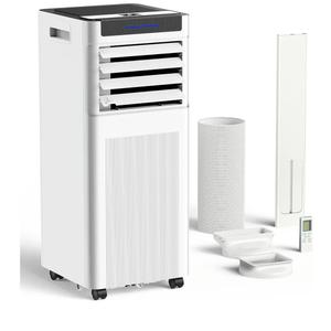 Portable Air Conditioners, 10000 BTU Portable AC Up To 450 Sq.Ft, 3 In 1 AC Unit With Cool, Dehumidifier & Fan Modes, Remote Control & 24H Timer, AC Unit Wor Bedrooms, Living Rooms & Apartments