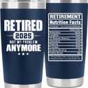 Retirement Gifts for Men 2025 - Retired Not My Problem Anymore - Funny Retired Tumbler for Men, Him, Father, Husband, Coworkers - Happy Retirement Gifts, Navy Tumbler 20 Oz (Navy 20Oz 2025)