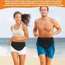 Colostomy Bag Covers for Men and Women, Ostomy Belt, Ostomy Bag Covers for Sports and Daily Life, Black Colostomy Belt for Ostomy Bag, Colostomy Bags, Ileostomy Bags, Ostomy Supplies (S)