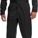 Coveralls for Men Long Sleeve Cotton Blend Work Jumpsuit with Multi Pockets Utility Work Wear (X-Large, Black)