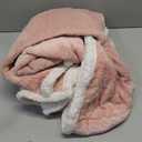 Westinghouse Wearable Heated Throw Blanket, Electric Heated Wrap Poncho Shawl with Pockets, 6 Heating Levels & 2 to 10 Hours Time Settings, 50 x 60 Inch, Pink