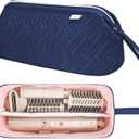 Leudes Hair Tools Travel Bag for Shark Flexstyle Carrying Case Portable Shark Hair Air Wrap Dryer Case Waterproof Dustproof Flat Curling Iron Travel Organizer (Blue) (467.17 cubic inches)