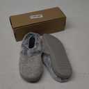 shoeslocker Womens Memory Foam Fuzzy Slippers Knitted House Slippers for Women Comfy Slip-On Warm House Shoes 7