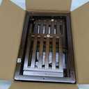 DolceLuna Plant Stand Indoor 6 Tier, Bamboo Plant Shelf Corner Display Rack, 46 Inch Tall Multiple Planter Pot Holder, Space-Saving Flower Stand for Living Room Balcony Garden Patio (Espresso)