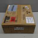 ZMISHIBO Ceiling Fans with Lights and Remote, 19.7'' Low Profile Ceiling Fan, 3000-6000K Dimmable Modern Flush Mount LED Fan Light, 6 Wind Speeds, White Fandelier Ceiling Fans for Bedroom