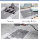 MontVoo-Bath Mat-Bathroom Mat Rug Non Slip Super Absorbent Stain Resistant Quick Dry Thin Bath Rug-Bath Mats for Bathroom Floor Bathtub Vanity-Bathmat Bath Rug Easy Care-17"x27" Grey