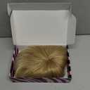 FESHFEN Pixie Cut Wigs Synthetic Short Mixed Blonde Pixie Haircut Wig with Bangs Glueless Layered Wig Wavy Wigs for Women