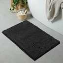 Ultra-Soft Chenille Bath Mat - Plush Microfiber Bathroom Rug, Super Absorbent & Quick-Dry, Cozy Shaggy Design, Machine Washable
